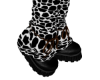 Dalmatian booties