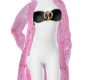 Pink Snake Skin Top