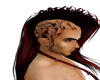 Evil Skull Hair Red