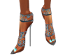 chrome&blue gem heels