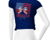 MAI2 BLUE USA T SHIRT
