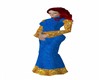Medieval Woman in Blue 2