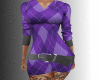 Y* Belt Dress - Lavender