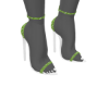 230g-LV Green Heels
