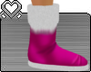 SM` Pink Snowy Boots