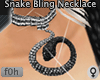 f0h Snake Bling Necklace