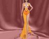 AM. Orange Goddess Gown
