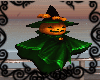 Pumpkin green witch