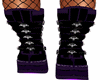 Black&purple boot