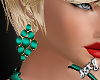 (X)emerald earrings