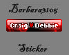VIP Sticker Craig/Debbie
