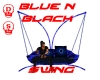 Blue and black swing