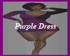 purple casual dress