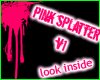 Ink Splatter - V1 Pink