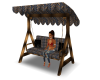 afro porch swing chair