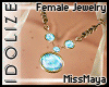 [M] Necklace Opal Gold