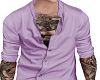 Tat with Lavender Shirt