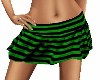 GREEN/BLACK SKIRT