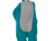 MK Dino Pijama Cyan (F)