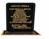Animated services sign