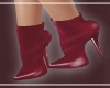 EBღ Wine Leather Boots