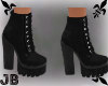 Fall Black Suede Boots