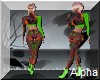 AO~Green Multicolor fit