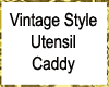 Vintage Utensil Caddy