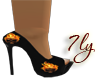 [7ly] FlamingSkull Heels