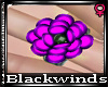 BW|Violet Rose Ring-Left