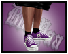 Purple Chucks & Socks