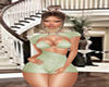 GREEN SUMMER SHORT SET