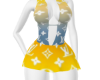 LV romper skirt