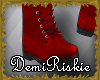 (D) Red  boots