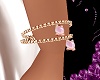 Gold&Pink Bracelets L