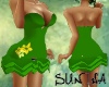 )S( Green dress