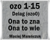 Ona to zna Ona to wie