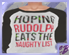 Rudolph eats Naughtylist
