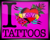 Love Tattoo Sticker