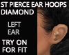 ST PIERCE EAR DIAMOND
