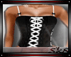 Charm Bodice- Blk/White