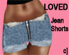 c] Loved Jean Shorts PF