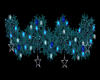 Christmas blue garland