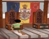 Medieval king thrones