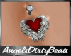 Wing Heart Belly Ring