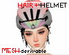 Bike Helmet + Hair