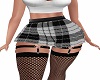 skirt with netted tights
