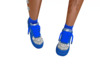 BD~ Blue Kicks w/Socks