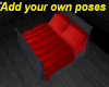 Bed with no poses