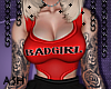 Red Badgirl Tank